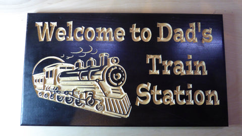 Welcome to Dads Train Station - WC-1466-X