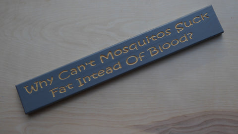 Why Can't Mosquitos Suck Fat Instead Of Blood?