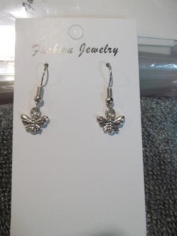 Silver Bee Earrings (E893)