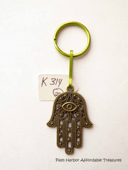 Bronze Hamsa Key Chain (K314)