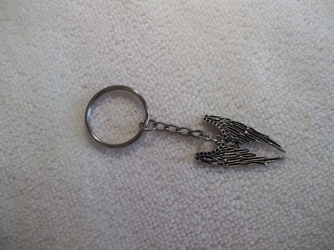 Silver Angel Wings Key Chain (K340)
