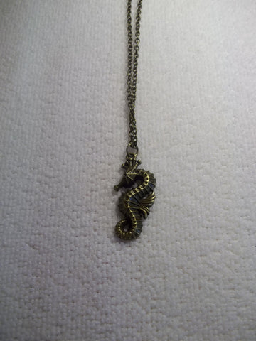Bronze Seahorse Necklace (N1046)