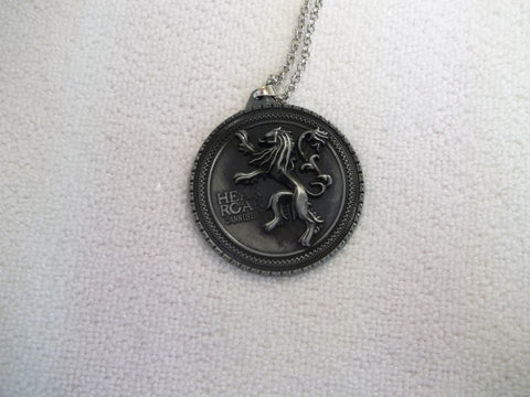 Game of Thrones Lion Pendant Necklace (N1145)