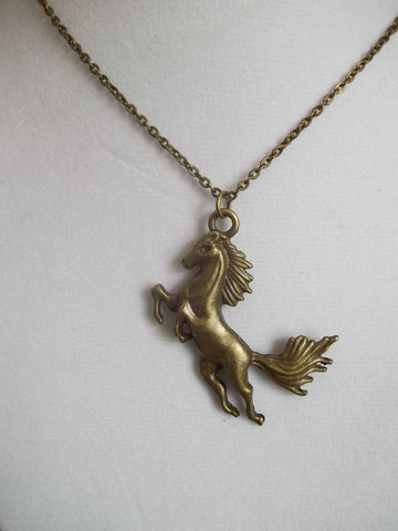 Bronze Horse Necklace (N910)