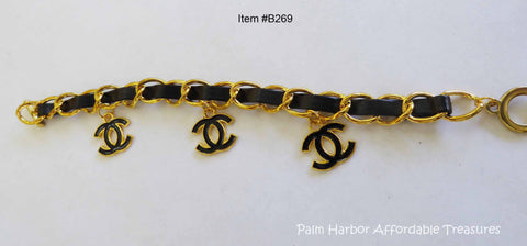 Fashion Leather Chain Charm Bracelet